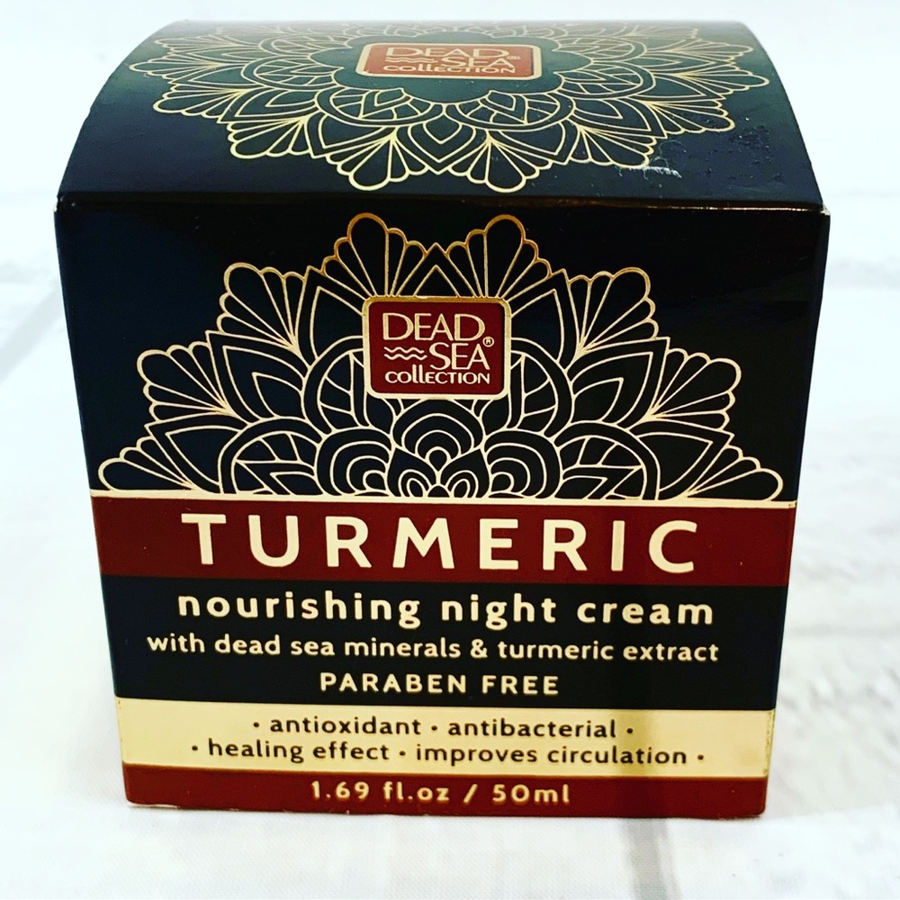 Dead Sea Turmeric Moisturizing Night Cream - Picture 2 of 7